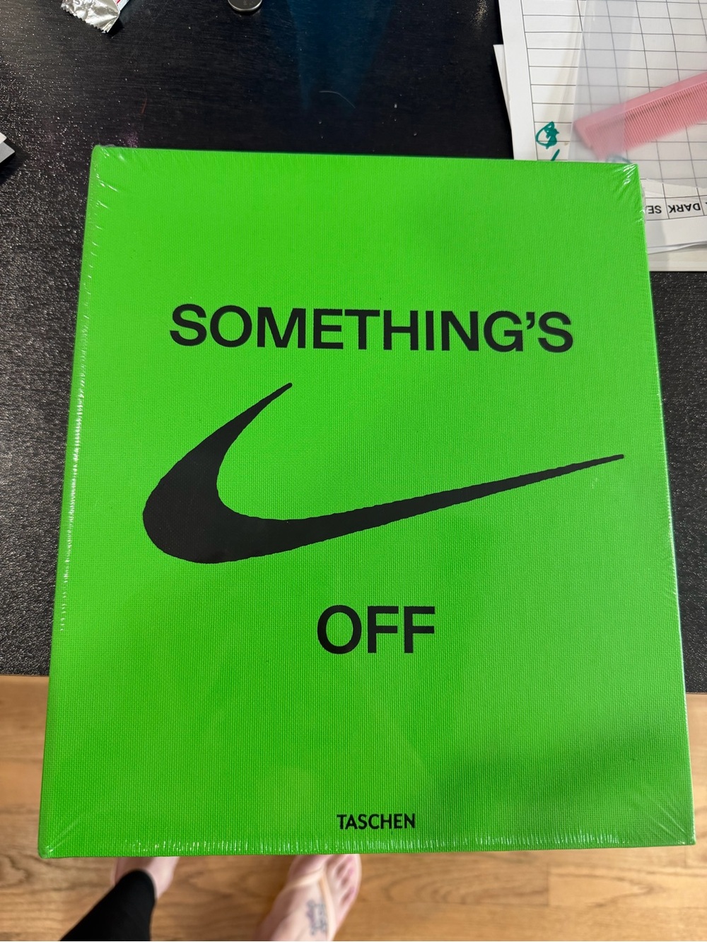 Virgil Abloh x Nike ICONS “Somethings Off” Taschen Hardcover Brand New SEALED